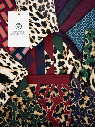 RESTSTÜCK 0,90m !!! - Viskose - Leo klein - camel - Geoluxe by Ki-ba-doo - Swafing