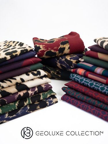 Preview: Viskose - Leo groß - camel - Geoluxe by Ki-ba-doo - Swafing