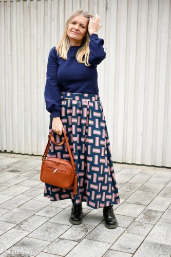 Viskose - Braid Stripe - royalblau - Geoluxe by Ki-ba-doo - Swafing