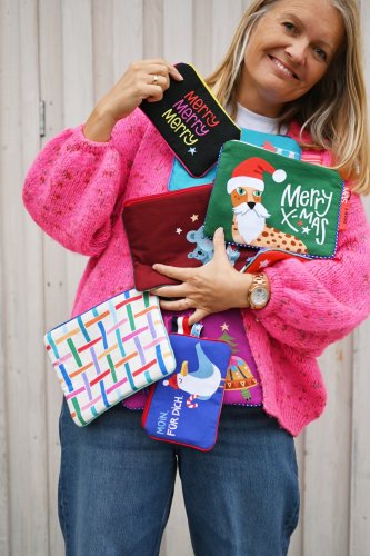 Preview: Bio Canvas - Panel - Make a wish - Wild Xmas - Hamburger Liebe - Albstoffe