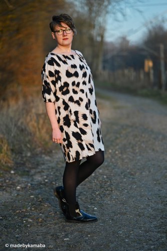 Viskose - Leo groß - camel - Geoluxe by Ki-ba-doo - Swafing