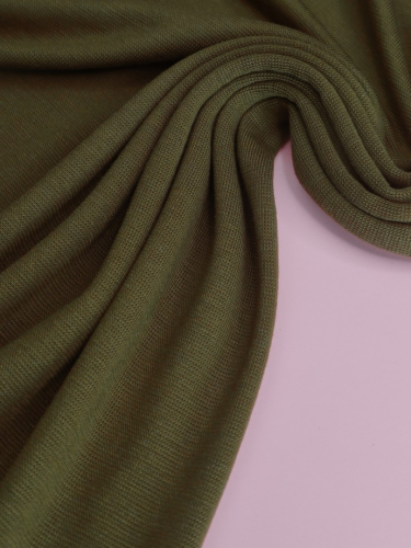 Merino Strick Jersey mit TENCEL™ - Miles - dark pesto - MeetMilk