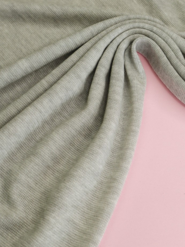 Merino Strick Jersey mit TENCEL™ - Miles - sage melange - MeetMilk