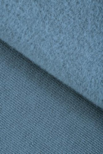 RESTSTÜCK 70cm !!! - Organic Sweat - basic brushed - faded blue - Mind the Maker