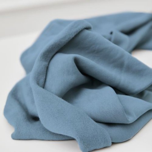 RESTSTÜCK 70cm !!! - Organic Sweat - basic brushed - faded blue - Mind the Maker