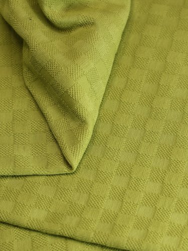 Bio Jacquard Jersey - Chess Knit - mellow moss - Mind the Maker
