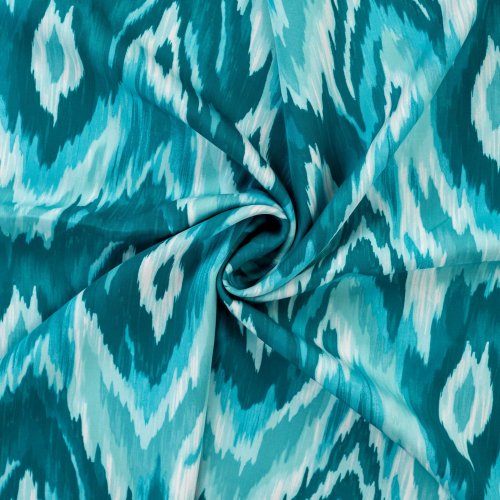 Viskosesatin - Chabela - matt - türkis/petrol