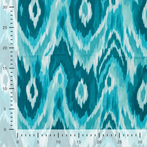 Preview: Viskosesatin - Chabela - matt - türkis/petrol