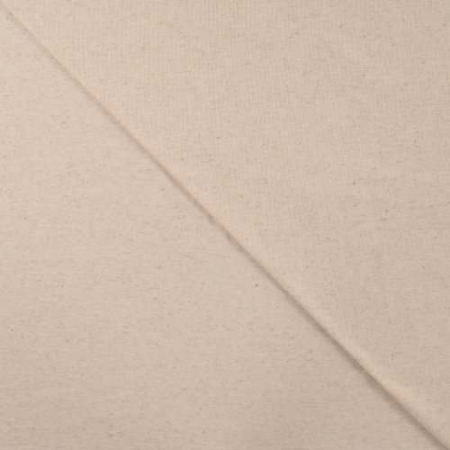 Preview: Leinenjersey - uni - hellbeige meliert