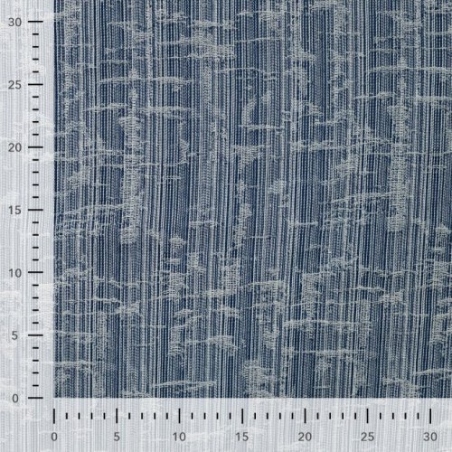 Preview: Jacquard Denim - Gridlinie - blue