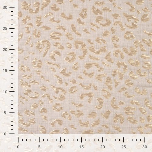 Preview: Leinen Jacquard - Elijah Leo - sand/gold