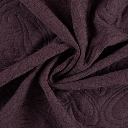 Preview: Jacquard - Paisley - 3D - mauve