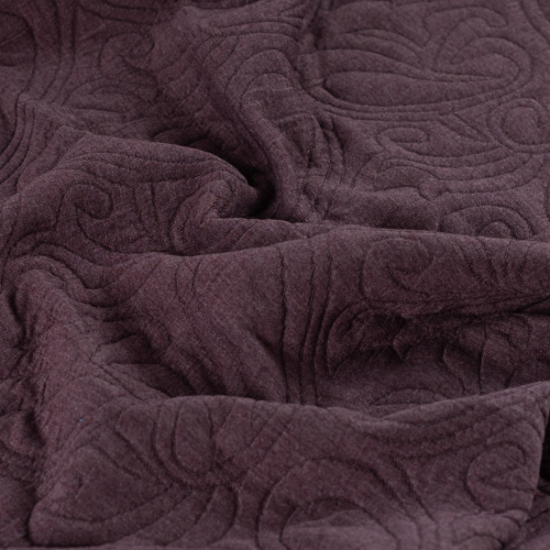 Jacquard - Paisley - 3D - mauve