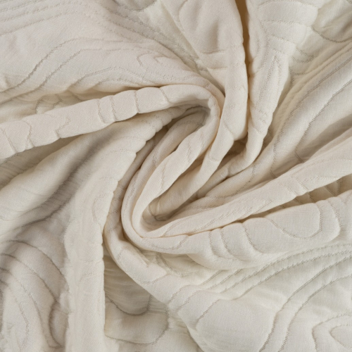 Preview: Jacquard - Paisley - 3D - ecru