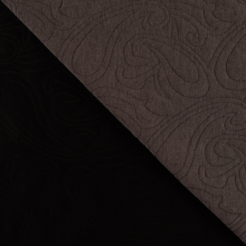 Preview: Jacquard - Paisley - 3D - dusty brown