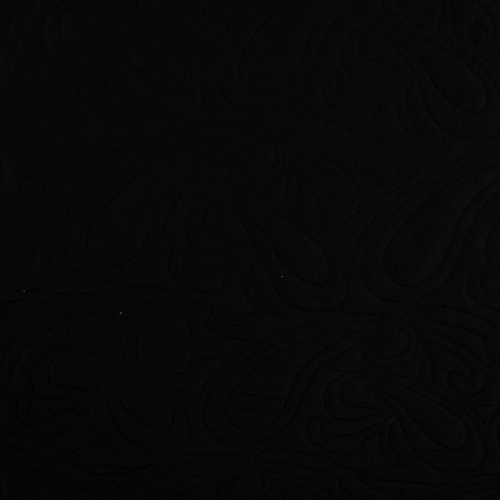 Preview: Jacquard - Paisley - 3D - black