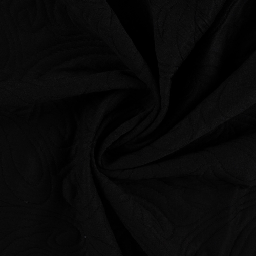 Preview: Jacquard - Paisley - 3D - black