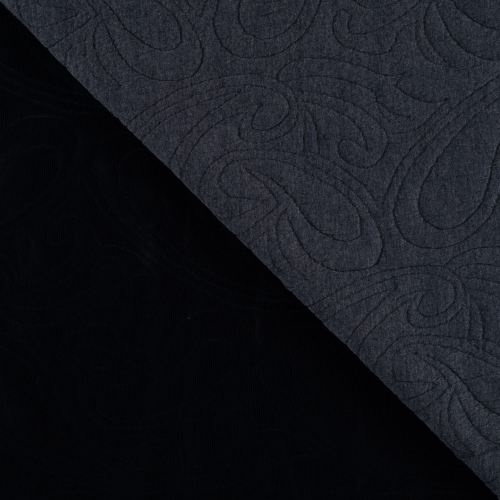 Preview: Jacquard - Paisley - 3D - navy