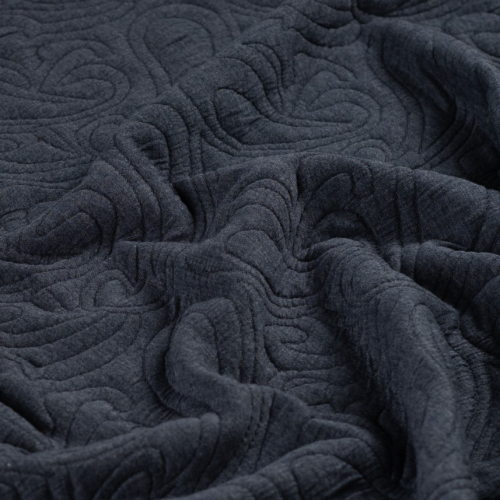 Jacquard - Paisley - 3D - navy