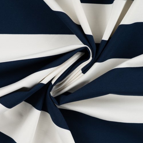 Preview: Punta di Roma - Big Stripes - navy