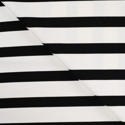 Preview: Punta di Roma - Small Stripes - black