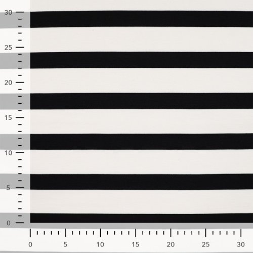 Preview: Punta di Roma - Small Stripes - black