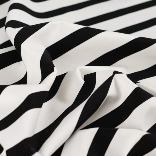 Punta di Roma - Small Stripes - black