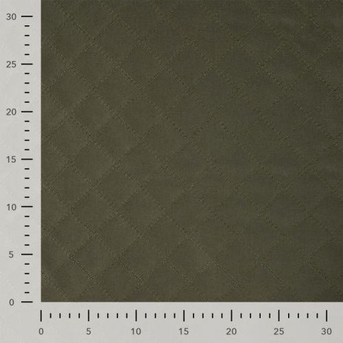 Preview: Scuba Suede - Wildlederoptik - gesteppt - Diamond - khaki