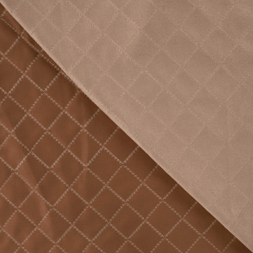 Preview: Scuba Suede - Wildlederoptik - gesteppt - Diamond - sand