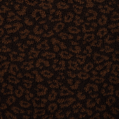 Teddy Plüsch - Mantelstoff - Luuk Leo - dark brown/brown