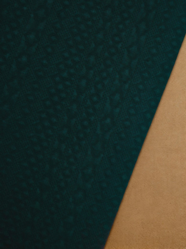 Preview: Bio Baumwoll Steppstoff - Reeta - bottle green - Mind the Maker