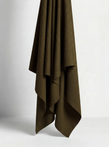 Preview: Baumwoll Twill mit TENCEL™ Lyocell - Riva - khaki - meetMilk