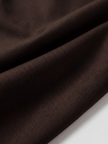 Baumwoll Twill mit TENCEL™ Lyocell - Riva - mocha - meetMilk