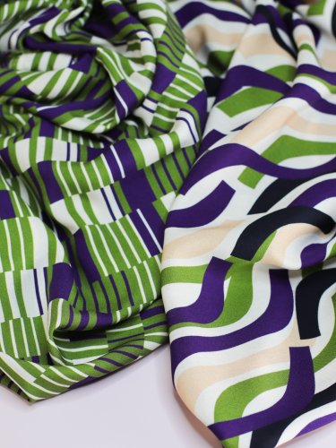 Viskose mit LENZING™ ECOVERO™ Fasern - Slide - pansy breeze - meetMilk