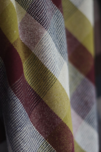 Preview: Struktur Baumwollstoff - Woodland Check - axis - Mind the Maker