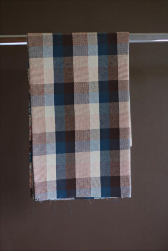 Preview: Struktur Baumwollstoff - Woodland Check - echo - Mind the Maker