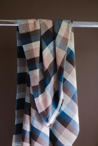 Struktur Baumwollstoff - Woodland Check - echo - Mind the Maker