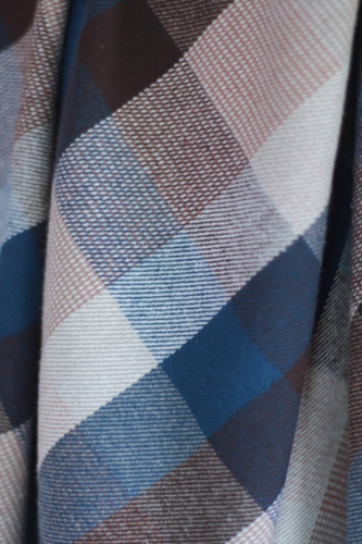 Preview: Struktur Baumwollstoff - Woodland Check - echo - Mind the Maker