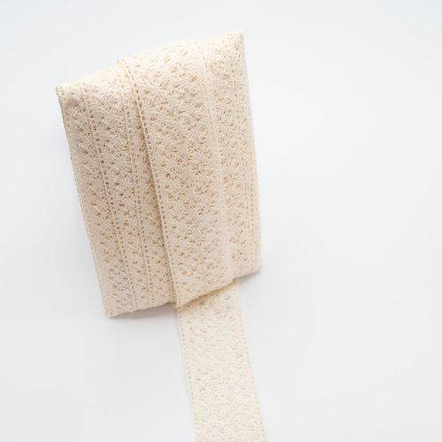 Preview: Lace Bordüre - Leana - 45mm - natur