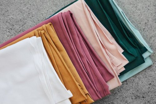 Preview: RESTSTÜCK 0,50m !!! - Bio Single Stretch Jersey - blonde yellow - Mind the Maker