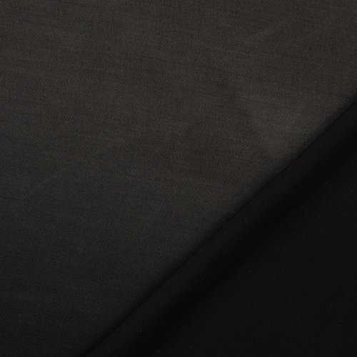 Preview: Innenfutter - Viskosesatin - uni - schwarz