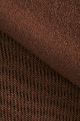 Preview: RESTSTÜCK 1,80m !!! - Organic Sweat - basic brushed - dust brown - Mind the Maker