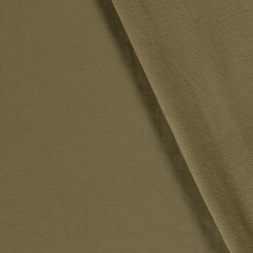 Preview: RESTSTÜCK 1,10m !!! - Viskosesweat - uni - khaki