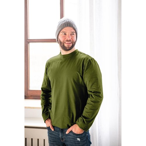 Heavy Viskosejersey - uni - olive
