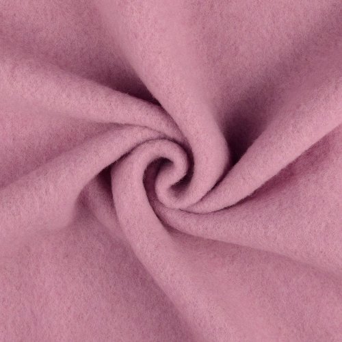 RESTSTÜCK 0.60m !!! - Wollfleece - uni - rosa