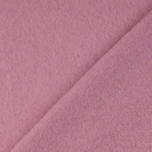 Preview: RESTSTÜCK 0.60m !!! - Wollfleece - uni - rosa
