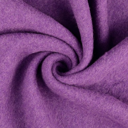 RESTSTÜCK 0,60m !!! - Wollfleece - uni - lila