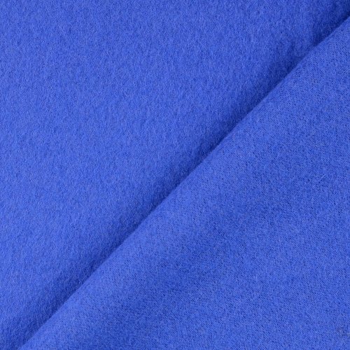 Wollfleece - uni - royalblau
