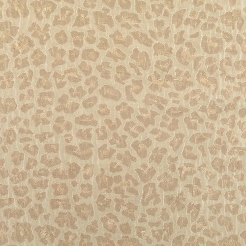 Jackenstoff Jacquard mit Glitzer - Leo - sand