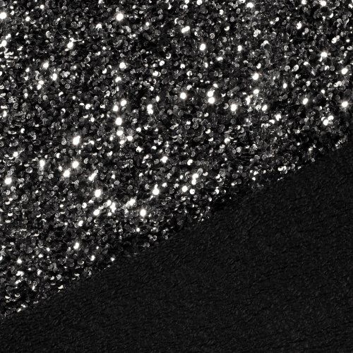 Preview: Paillettenstoff - silber